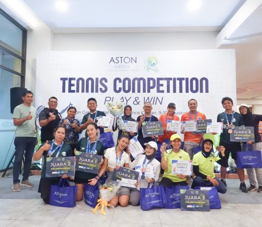 Aston Gresik Gelar Fun Tennis Competition Meriahkan Road to HUT RI ke-80