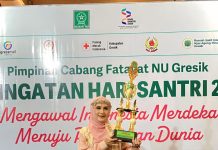 PAC Fatayat NU Sidayu Ukir Prestasi Gemilang, Jadi Inspirasi Busana Muslimah Modern di Hari Santri Nasional 2025