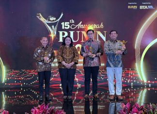 TTL Raih Penghargaan Transformasi Digital Terbaik dan Best CEO Dalam Anugerah BUMN Award 2026