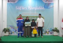 Safari Ramadan 1447 H, PT Pertamina Lubricants Santuni 130 Anak Yatim di Sekitar Wilayah Operasi Gresik