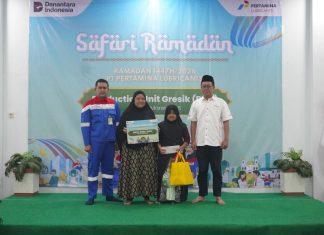 Safari Ramadan 1447 H, PT Pertamina Lubricants Santuni 130 Anak Yatim di Sekitar Wilayah Operasi Gresik