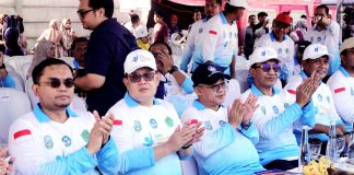 Sekdaprov Adhy Apresiasi Pemkab Pamekasan Pecahkan Rekor MURI “Senam Anak Indonesia Hebat”