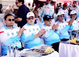 Sekdaprov Adhy Apresiasi Pemkab Pamekasan Pecahkan Rekor MURI “Senam Anak Indonesia Hebat”