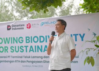 Komitmen Pelabuhan Berkelanjutan : Terminal Teluk Lamong Luncurkan Green House Titik Hijau dan Terima Tanaman Langka dari Kebun Raya Purwodadi